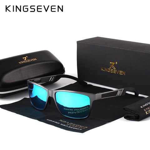 blue gray kingseven sunglasses