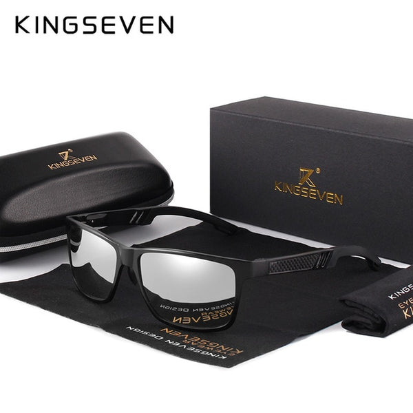 black silver kingseven sunglasses